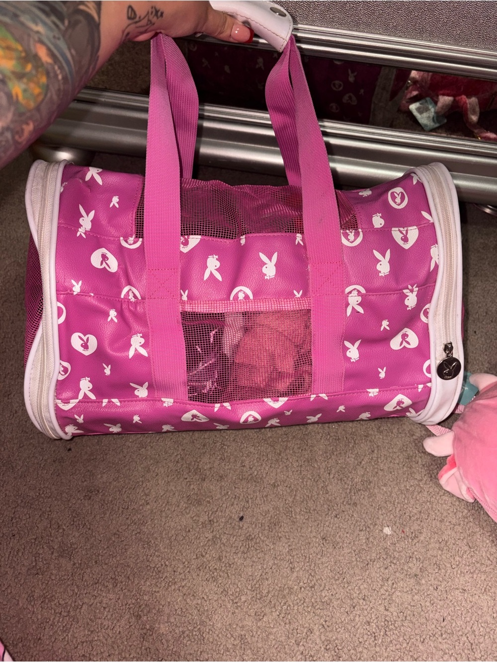 Playboy dog carrier 🩷
